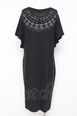 画像2: SEXPOT TOKYO / 猫目プリントミモレカットソー  黒 Y-26-03-09-124-PU-TO-SZ-ZY