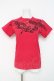 画像1: ALGONQUINS / テープリボンpt半袖Tシャツ 1 赤 Y-26-03-09-137-AL-TO-SZ-ZY (1)