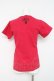 画像2: ALGONQUINS / テープリボンpt半袖Tシャツ 1 赤 Y-26-03-09-137-AL-TO-SZ-ZY (2)