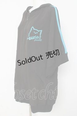 画像2: Deorart / ネコミミフードプリントパーカー  黒 Y-26-03-09-139-PU-TO-SZ-ZY
