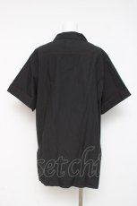 画像2: Physical Drop / ボーイフレンドワークシャツ　  黒×赤 Y-26-03-09-144-LO-BL-SZ-ZY (2)