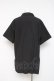 画像2: Physical Drop / ボーイフレンドワークシャツ　  黒×赤 Y-26-03-09-144-LO-BL-SZ-ZY (2)