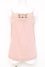 画像1: axes femme / ガーデンキャミソール M ピンク Y-26-03-09-002-AX-TO-SZ-ZS (1)