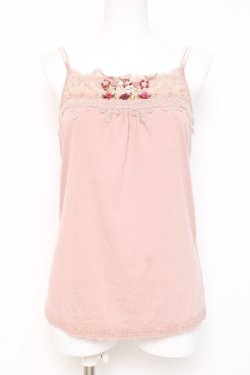 画像1: axes femme / ガーデンキャミソール M ピンク Y-26-03-09-002-AX-TO-SZ-ZY