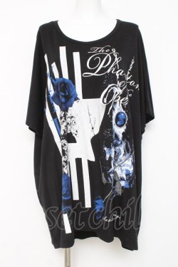 画像1: SEX POT ReVeNGe / The Phantom Of The One BIGスクエアカットソー F 黒 Y-26-03-09-145-SP-TO-SZ-ZY