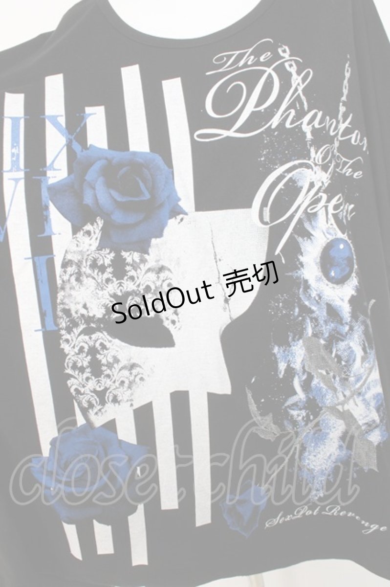 画像3: SEX POT ReVeNGe / The Phantom Of The One BIGスクエアカットソー F 黒 Y-26-03-09-145-SP-TO-SZ-ZY (3)