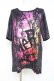 画像1: NieR Clothing / GRAPHIC T SHIRT F 黒×パープル系 Y-26-03-09-155-PU-TS-SZ-ZY (1)