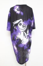 画像2: NieR Clothing / タイダイNieRちゃん ZIPカットソー F 黒×紫 Y-26-03-09-158-PU-TO-SZ-ZY (2)