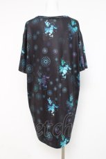 画像2: NieR Clothing / BIG CUTSEW【九尾】 F 黒×青 Y-26-03-09-160-PU-TS-SZ-ZY (2)