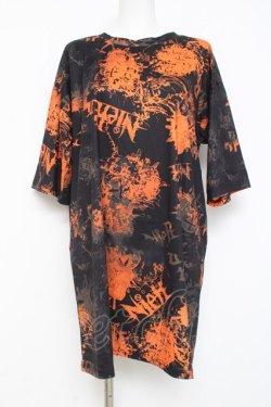 画像1: NieR Clothing / HALF SLEEVE カットソー【彼岸花】 F オレンジ Y-26-03-09-162-PU-TO-SZ-ZY