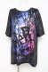画像1: NieR Clothing / GRAPHIC T SHIRT F 黒×青 Y-26-03-09-164-PU-TS-SZ-ZY (1)