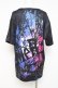 画像2: NieR Clothing / GRAPHIC T SHIRT F 黒×青 Y-26-03-09-164-PU-TS-SZ-ZY (2)