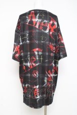 画像2: NieR Clothing / CHECKERED BIG CUTSEW F 黒×赤 Y-26-03-09-166-PU-TO-SZ-ZY (2)