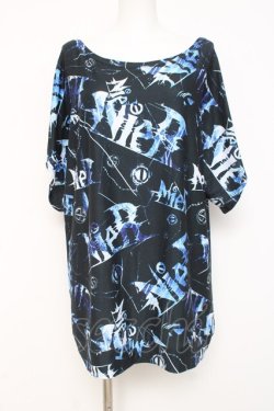 画像1: NieR Clothing / 夏用レディースコーデセット F 黒×青 Y-26-03-09-168-PU-OP-SZ-ZY