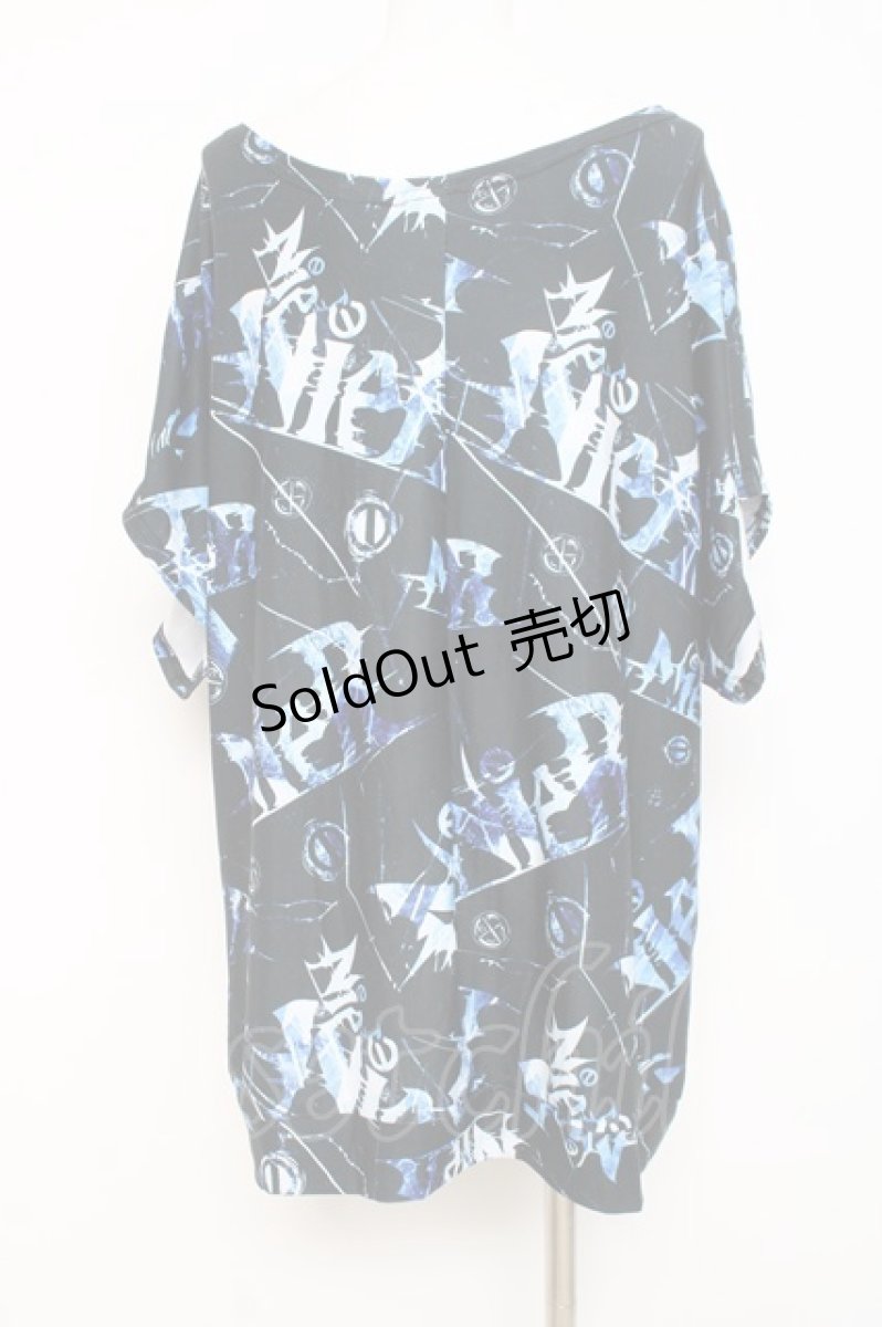 画像2: NieR Clothing / 夏用レディースコーデセット F 黒×青 Y-26-03-09-168-PU-OP-SZ-ZY (2)