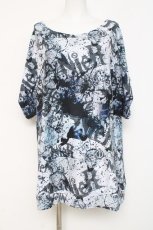 画像1: NieR Clothing / HALF SLEEVE カットソー【CRASH】  白 Y-26-03-09-169-PU-TO-SZ-ZY (1)