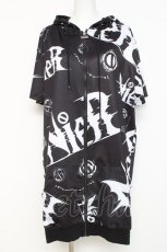 画像1: NieR Clothing / ZIP FOODIE 【LOGO】 F 黒 Y-26-03-09-171-PU-TO-SZ-ZY (1)