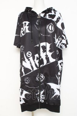 画像1: NieR Clothing / ZIP FOODIE 【LOGO】 F 黒 Y-26-03-09-171-PU-TO-SZ-ZY
