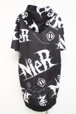 画像2: NieR Clothing / ZIP FOODIE 【LOGO】 F 黒 Y-26-03-09-171-PU-TO-SZ-ZY (2)