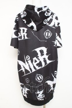 画像2: NieR Clothing / ZIP FOODIE 【LOGO】 F 黒 Y-26-03-09-171-PU-TO-SZ-ZY