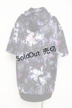 画像2: NieR Clothing / HALF SLEEVE ZIP OUTER 【九尾】 F パープル Y-26-03-09-172-PU-TO-SZ-ZY