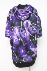 画像2: NieR Clothing / HALF SLEEVE OUTER【CHERRY ZIP】 F パープル Y-26-03-09-176-PU-TO-SZ-ZY (2)