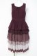 画像1: axes femme / グラデーションティアードワンピース  ワイン Y-26-03-09-184-AX-OP-SZ-ZY (1)