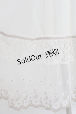 画像4: axes femme / お花チュール使いワンピース  生成り Y-26-03-09-186-AX-OP-SZ-ZY