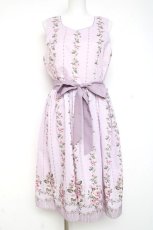 画像1: axes femme / 花柄パネルワンピース M ピンク Y-26-03-09-188-AX-OP-SZ-ZS (1)