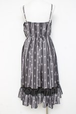 画像2: axes femme POETIQUE / レースアップキャミワンピース  黒 Y-26-03-09-189-AX-BL-SZ-ZY (2)