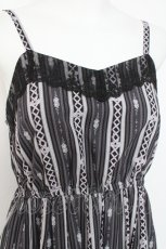 画像3: axes femme POETIQUE / レースアップキャミワンピース  黒 Y-26-03-09-189-AX-BL-SZ-ZY (3)