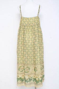 画像3: axes femme / たんぽぽ柄ロングキャミワンピース F イエロー Y-26-03-09-190-AX-TO-SZ-ZY