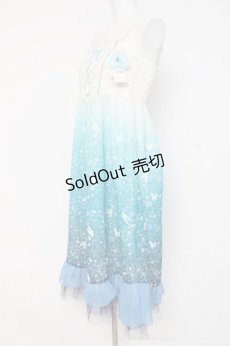 画像2: axes femme / グラデーション2Wayスカート(リトルマーメイド) M シロ Y-26-03-09-192-AX-OP-SZ-ZS (2)