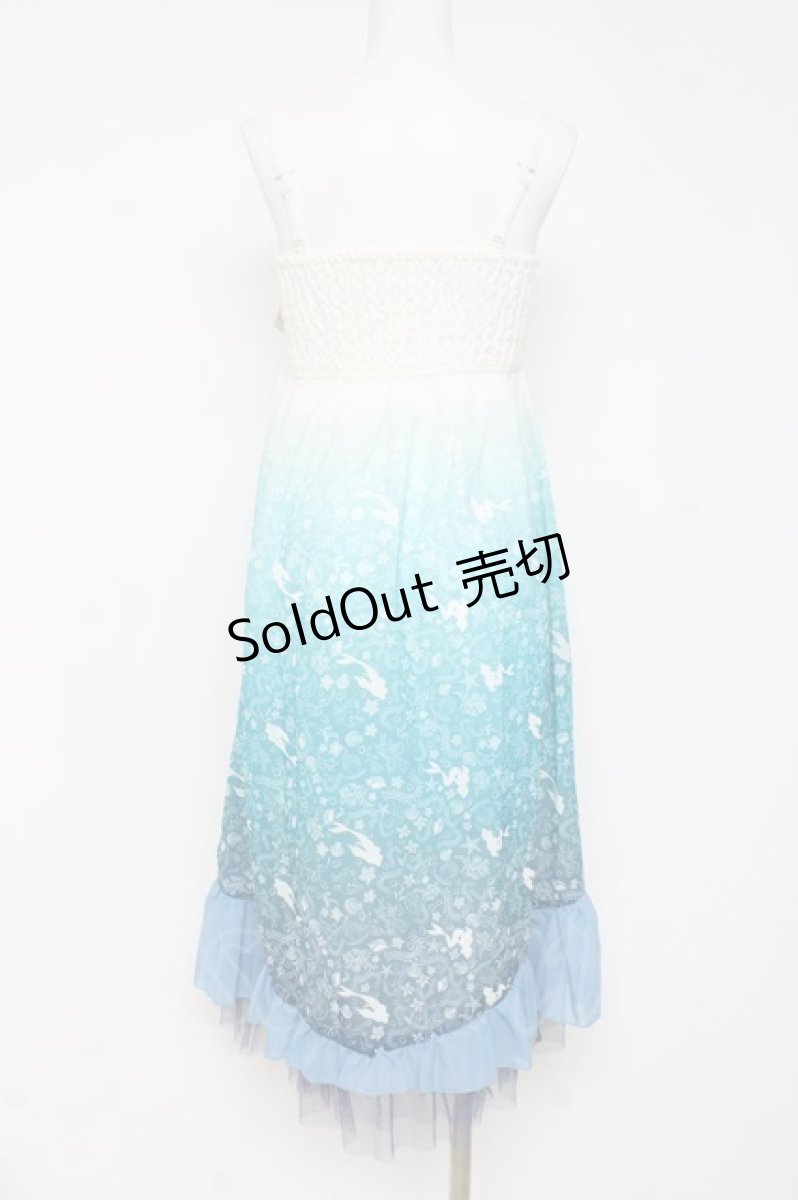 画像3: axes femme / グラデーション2Wayスカート(リトルマーメイド) M シロ Y-26-03-09-192-AX-OP-SZ-ZS (3)