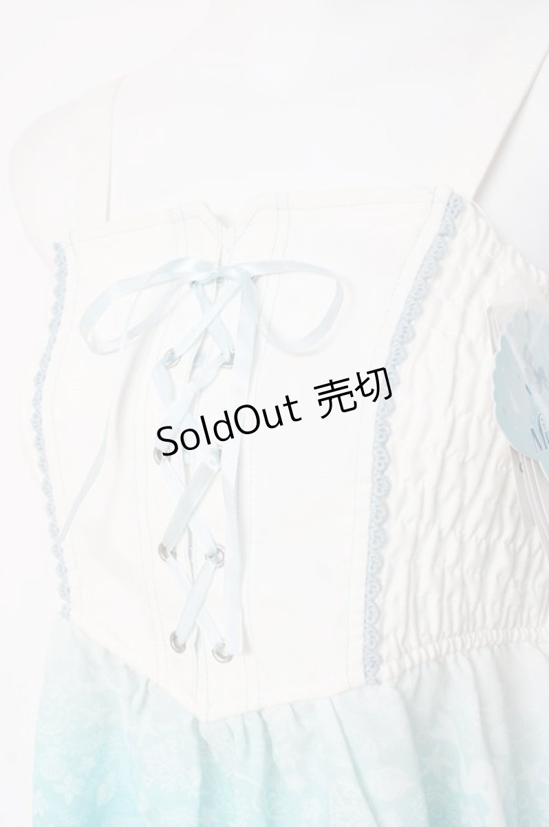 画像4: axes femme / グラデーション2Wayスカート(リトルマーメイド) M シロ Y-26-03-09-192-AX-OP-SZ-ZS (4)