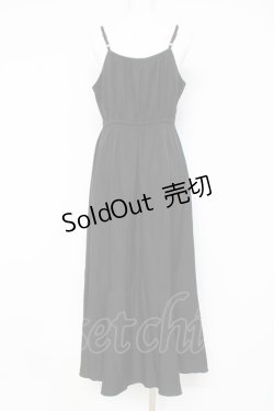 画像2: axes femme / ラッフルフリルキャミワンピース F 黒 Y-26-03-09-193-AX-OP-SZ-ZY