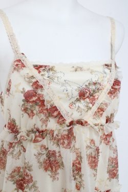 画像3: axes femme / バラブーケ×蝶トリコットワンピース M 生成り Y-26-03-09-196-AX-OP-SZ-ZY