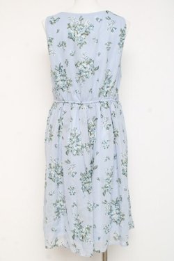 画像2: axes femme / 花柄ワンピース M サックス Y-26-03-09-197-AX-OP-SZ-ZY