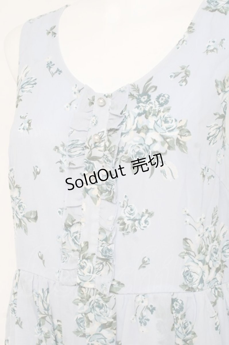 画像3: axes femme / 花柄ワンピース M サックス Y-26-03-09-197-AX-OP-SZ-ZI (3)