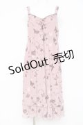 axes femme / バタフライチュールノースリーブワンピース M ピンク Y-26-03-09-198-AX-OP-SZ-ZY