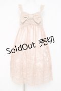 axes femme / BIGリボンデザインドレス M シャンパンゴールド Y-26-03-09-200-AX-OP-SZ-ZY