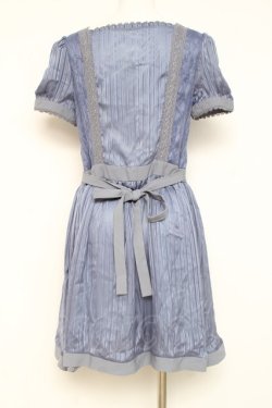 画像2: axes femme / ストライプ×レース切替ワンピース M パープル Y-26-03-09-201-AX-OP-SZ-ZY