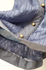 画像4: axes femme / ストライプ×レース切替ワンピース M パープル Y-26-03-09-201-AX-OP-SZ-ZS (4)