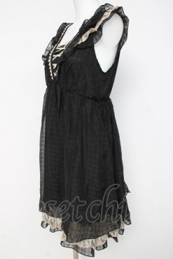 画像2: axes femme / バックデザインチュニック M 黒 Y-26-03-09-202-AX-TO-SZ-ZY