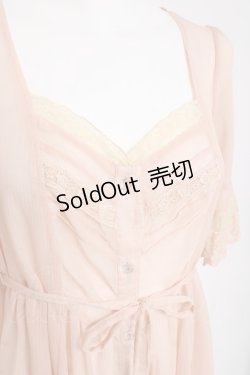 画像3: axes femme / 楊柳シフォントップス M ピンク Y-26-03-09-209-AX-TO-SZ-ZY