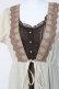 画像3: axes femme / はしごレース使い重ね着チュニック M 茶 Y-26-03-09-210-AX-TO-SZ-ZY (3)