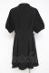 画像2: axes femme POETIQUE / 編み上げ半袖ワンピース  黒 Y-26-03-09-212-AX-OP-SZ-ZY (2)