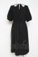 画像2: axes femme POETIQUE / レース襟デザインワンピース M 黒 Y-26-03-09-215-AX-OP-SZ-ZY (2)