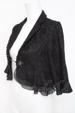 画像2: axes femme / 総レースボレロ  黒 Y-26-03-09-024-AX-TO-SZ-ZY