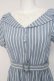 画像3: axes femme POETIQUE / ストライプレイヤード風ワンピース M サックス Y-26-03-09-218-AX-OP-SZ-ZY (3)